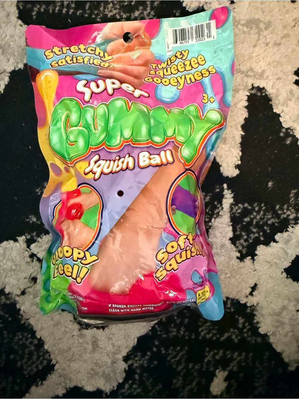 Super Gummy Squish Ball - Multicolor Packaging